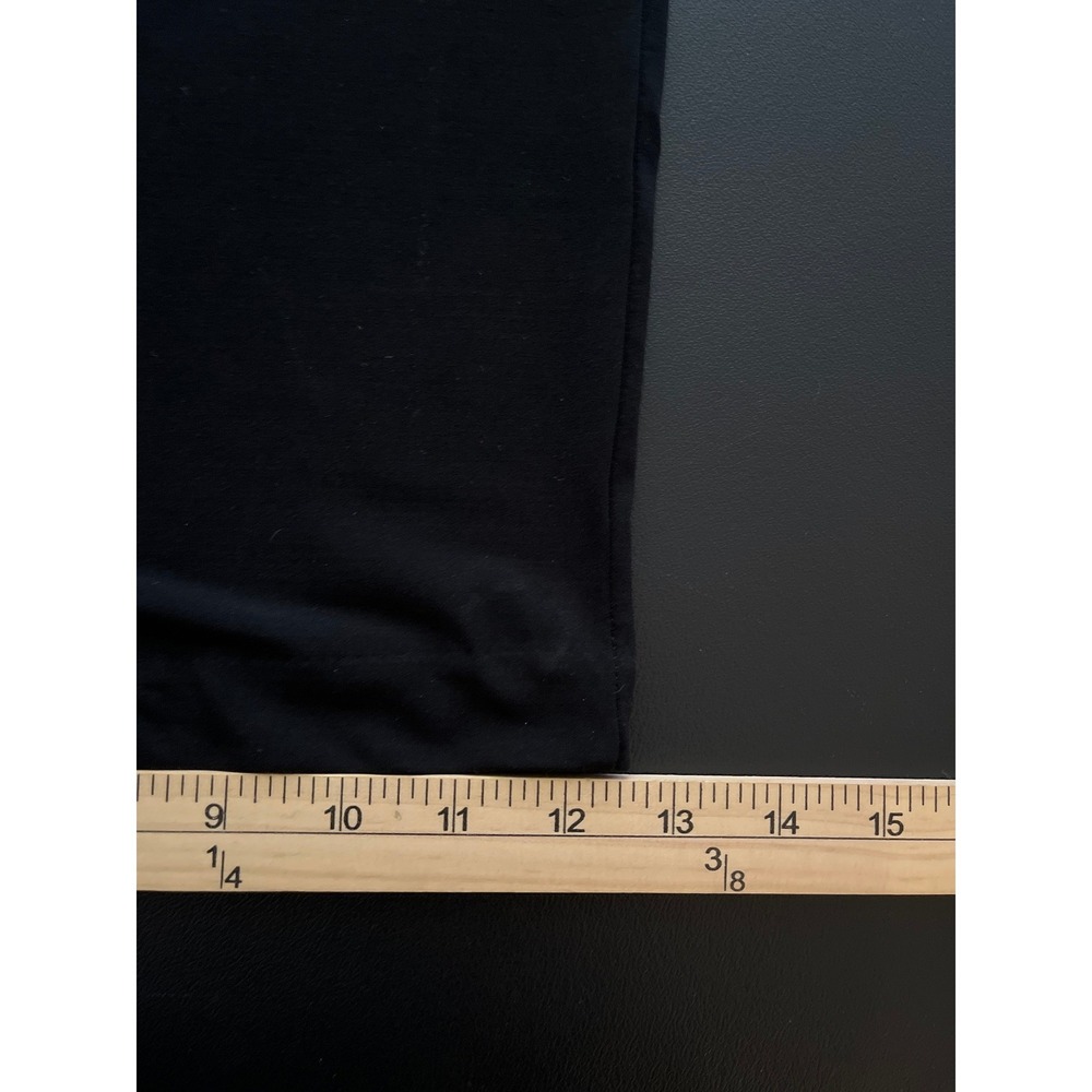 Chico's Black Jumpsuit Women's 1.5 Wide Leg Draped Strapless Removable Straps - Picture 7 of 9